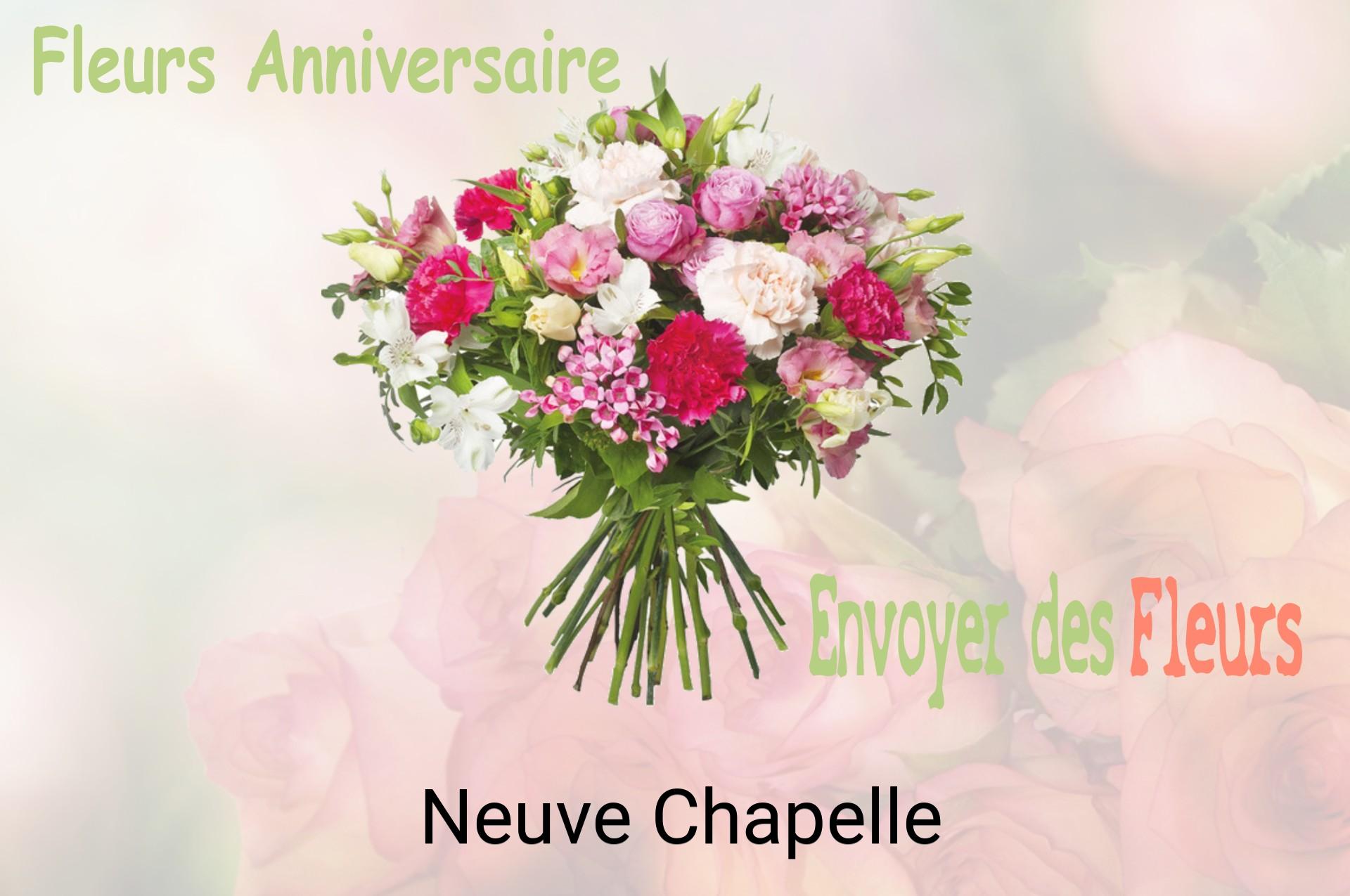Bouquet de fleurs d’anniversaire livré à Neuve-Chapelle