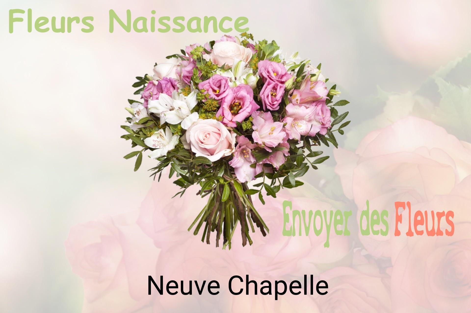 Bouquet de fleurs de naissance livré à Neuve-Chapelle
