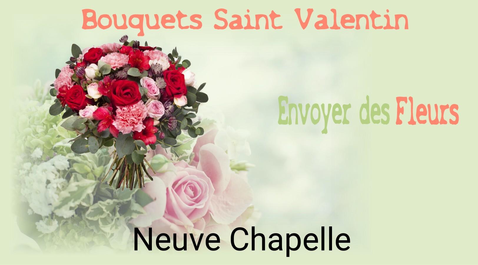 Roses de Saint-Valentin livrées à Neuve-Chapelle